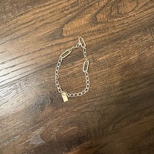 Judith bright silver chain bracelet